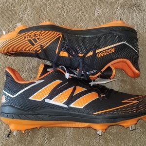 Adidas Adizero Afterburner 7 Men's 10.5 Baseball Cleats Black/Orange FV9397